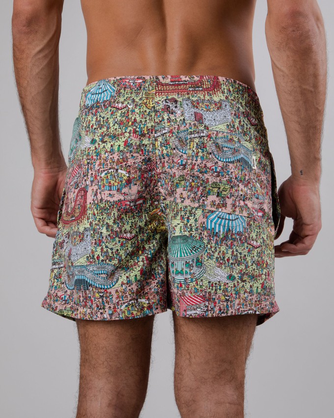 Where's Wally Fairground Badehose Mehrfarbig from Brava Fabrics