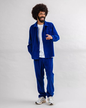 Cord Overshirt Kleinblau from Brava Fabrics