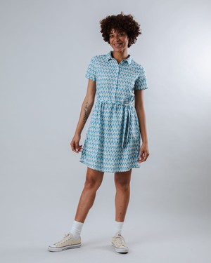 Sunset Kurzes Kleid Blau from Brava Fabrics