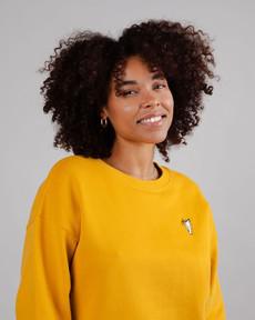 Horse Sweatshirt Mustard via Brava Fabrics