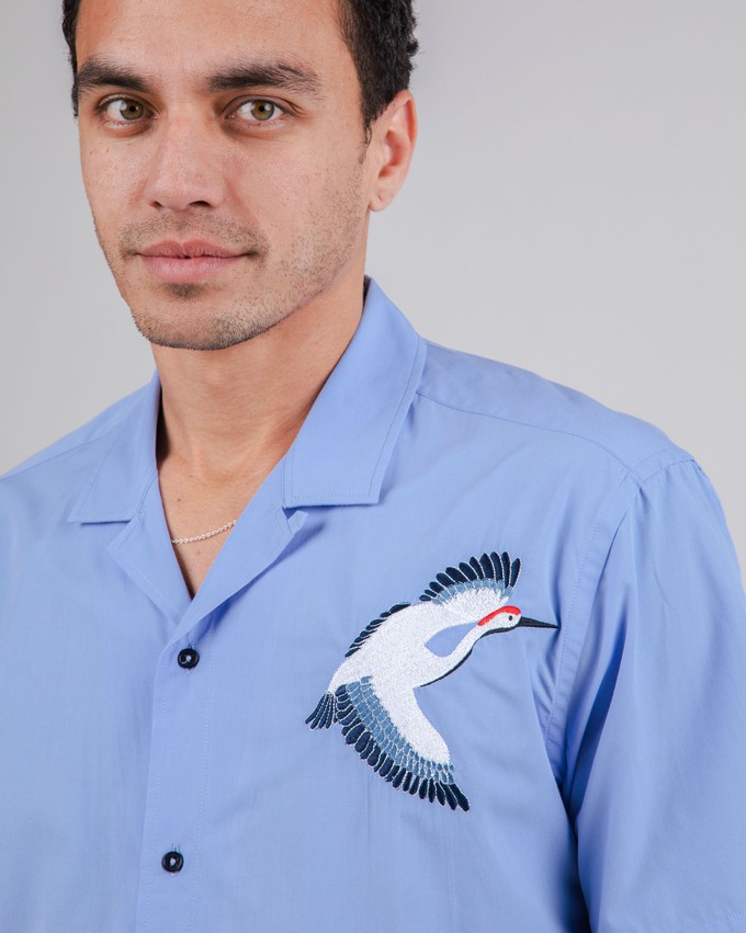 Essential Hemd Crane For Luck from Brava Fabrics