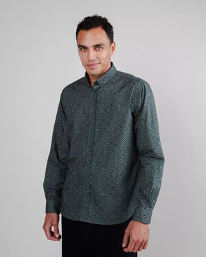 Pixel Hemd Green from Brava Fabrics