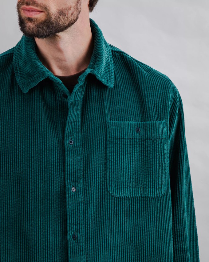 Cord Overshirt Grün from Brava Fabrics