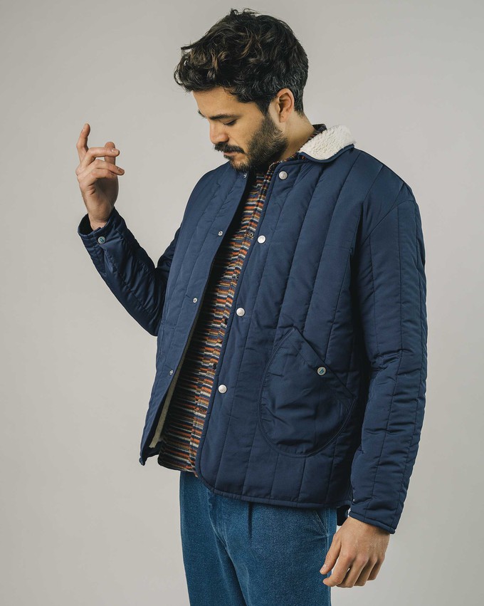 Gefütterte Jacke Navy from Brava Fabrics