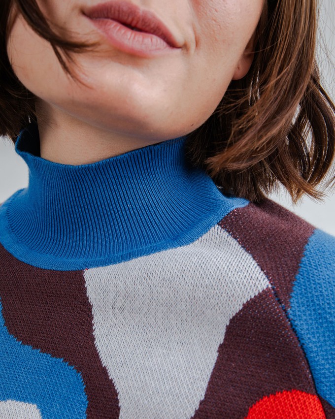 Jacquard Kurzpullover Sobremesa from Brava Fabrics