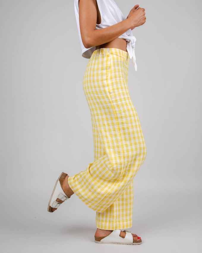 Lorena Weite Hose Lemon from Brava Fabrics