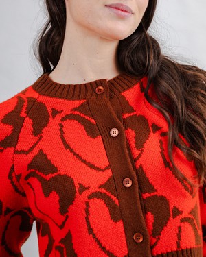 Heart Kurzstrickjacke aus Wolle from Brava Fabrics