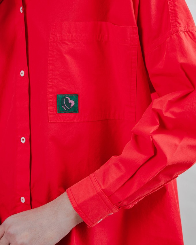 Oversize Rotes Hemd from Brava Fabrics
