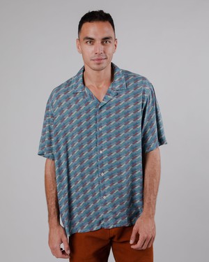 Inflatables Aloha Shirt Blau from Brava Fabrics