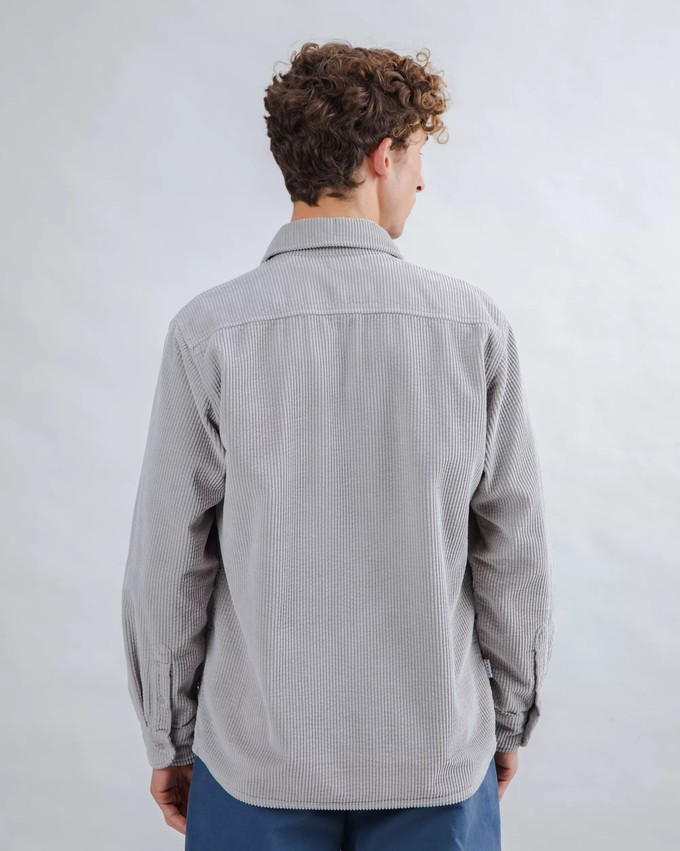 Cord Overshirt Grau from Brava Fabrics