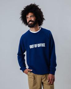 Out of Office Sweatshirt Navy via Brava Fabrics