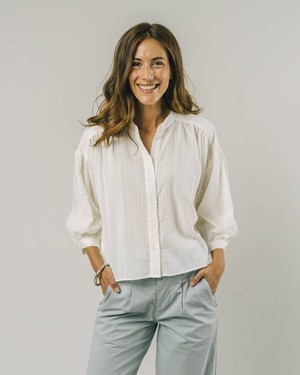 Ivory Boho Bluse White from Brava Fabrics