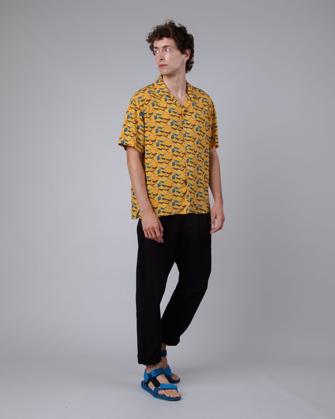 Kodak Film Aloha Shirt Gelb from Brava Fabrics