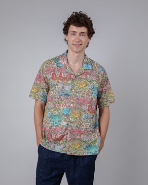 Where's Wally Fairground Aloha Shirt Mehrfarbig from Brava Fabrics