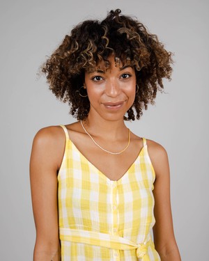 Lorena Träger-Kleid Lemon from Brava Fabrics