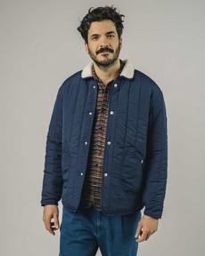 Gefütterte Jacke Navy via Brava Fabrics