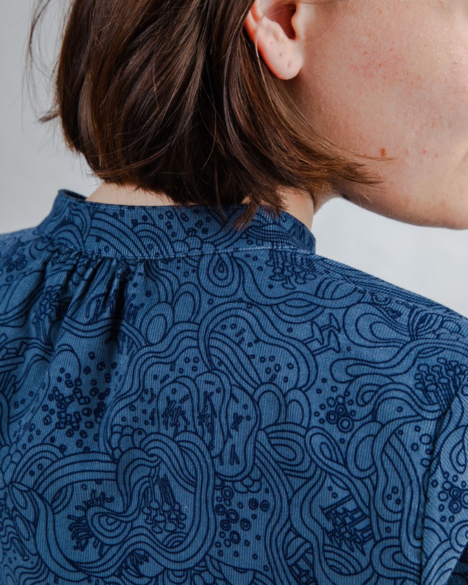 Baby Cord Noodles Bluse from Brava Fabrics