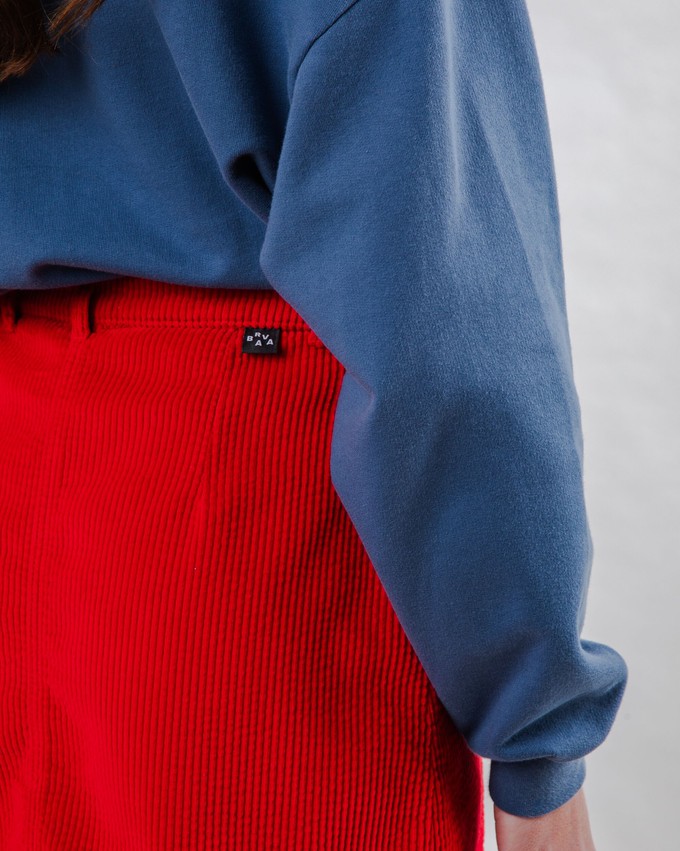 Cord Minirock Rot from Brava Fabrics