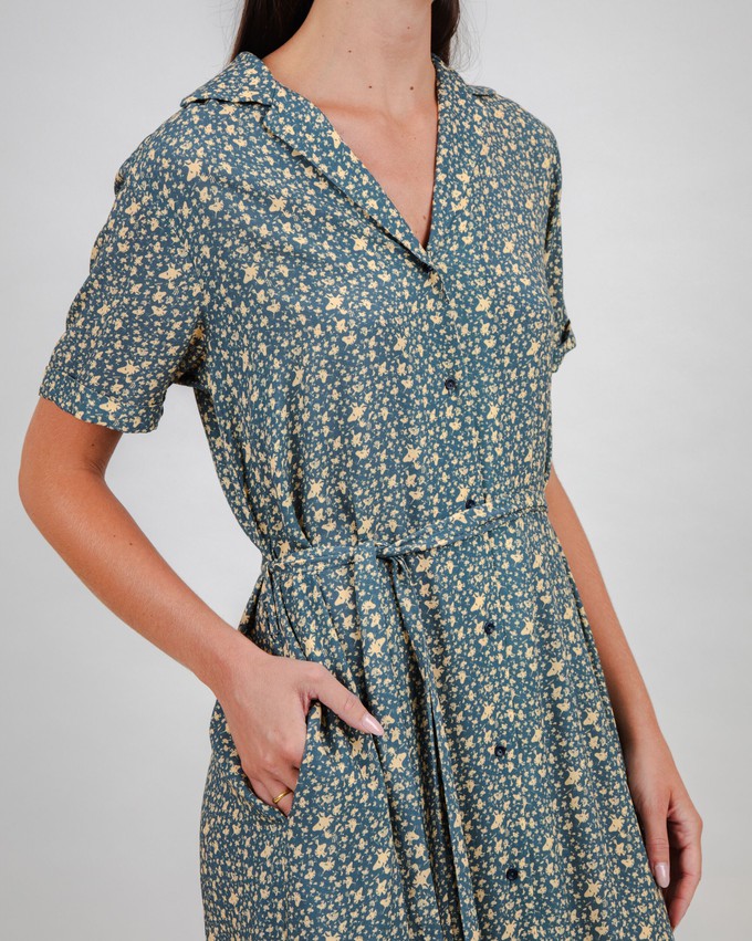 Peanuts Woodstock Maxikleid Navy from Brava Fabrics