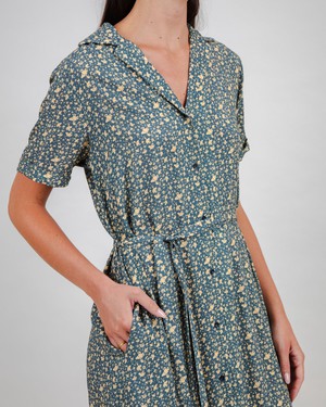 Peanuts Woodstock Maxikleid Navy from Brava Fabrics