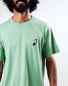 Peanuts Tennis Snoopy T-shirt Light Green via Brava Fabrics
