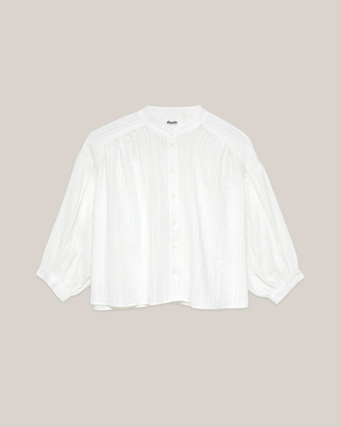 Ivory Boho Bluse White from Brava Fabrics