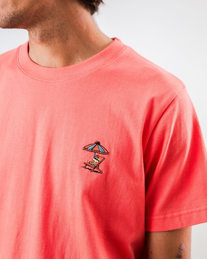 Peanuts Tropical T-shirt Red from Brava Fabrics