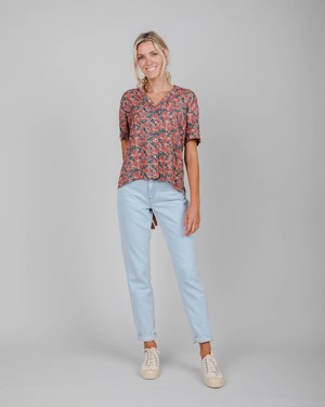 Asis Percales Passerine Aloha Bluse from Brava Fabrics