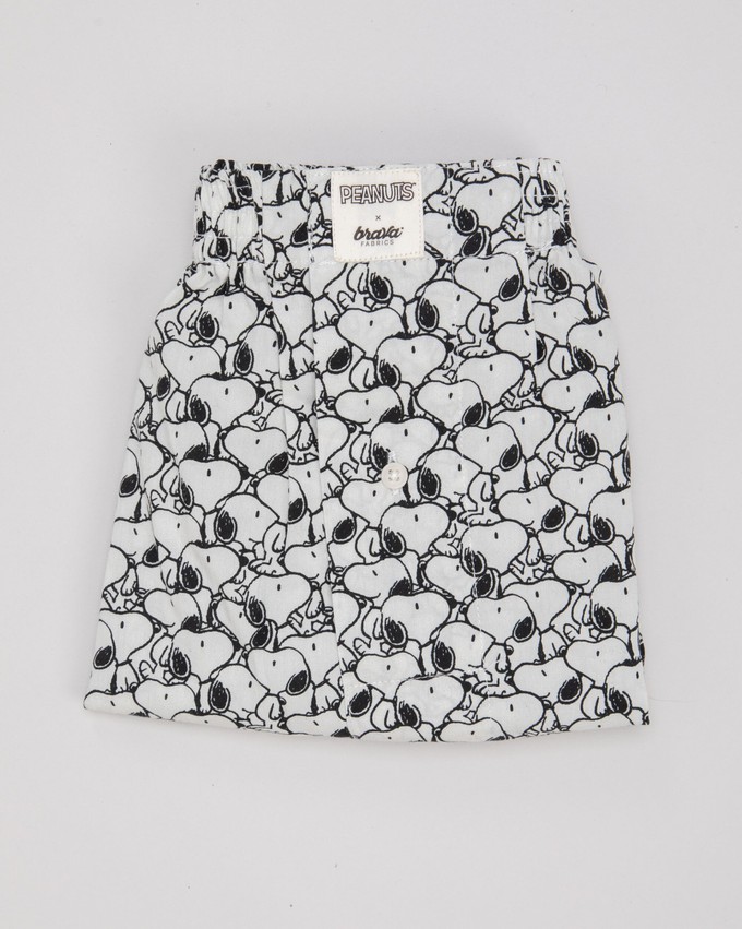 Peanuts B&W Baumwoll-Boxershorts Ecru from Brava Fabrics