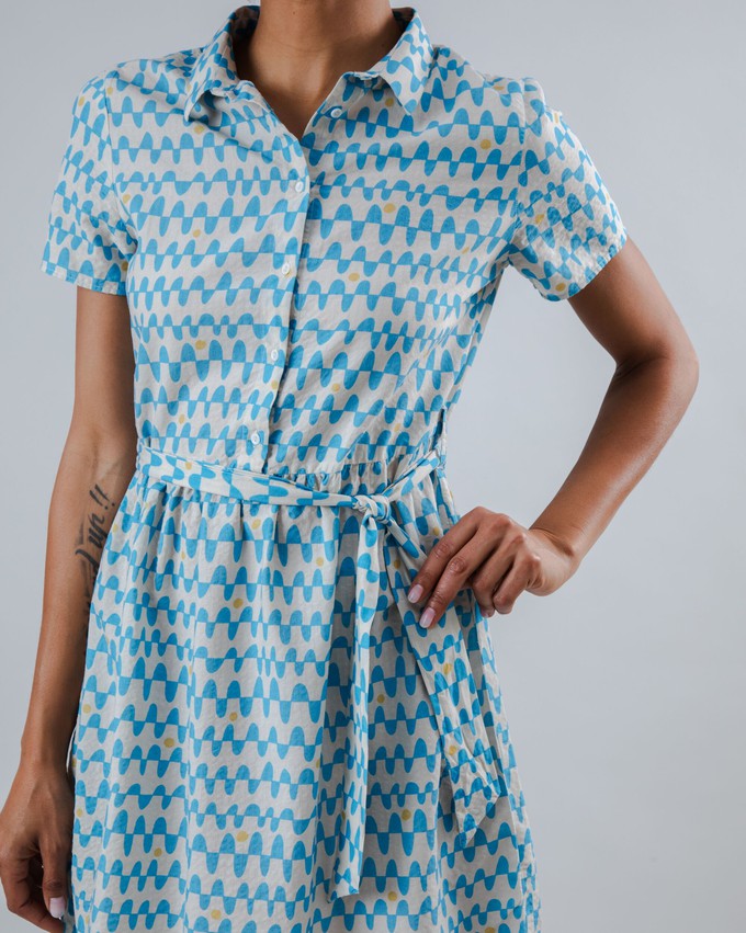 Sunset Kurzes Kleid Blau from Brava Fabrics