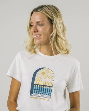 Sunbathing T-Shirt White from Brava Fabrics