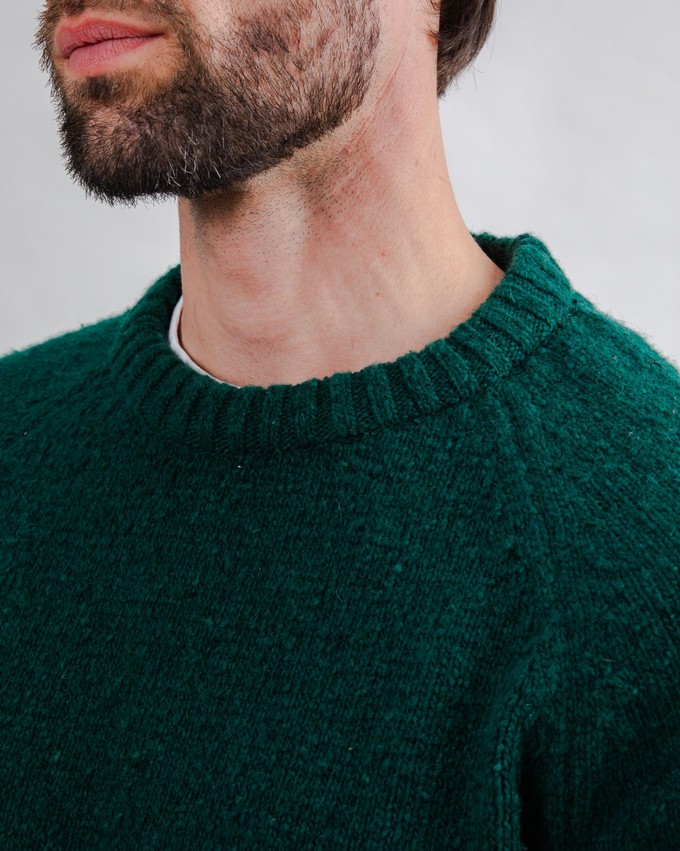 Wollpullover Raglan Grün from Brava Fabrics