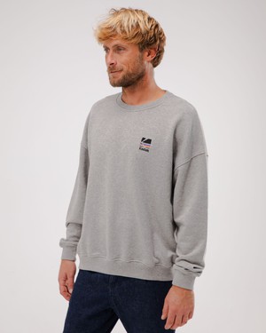 Kodak Color Sweatshirt in Oversize Grau Melange from Brava Fabrics