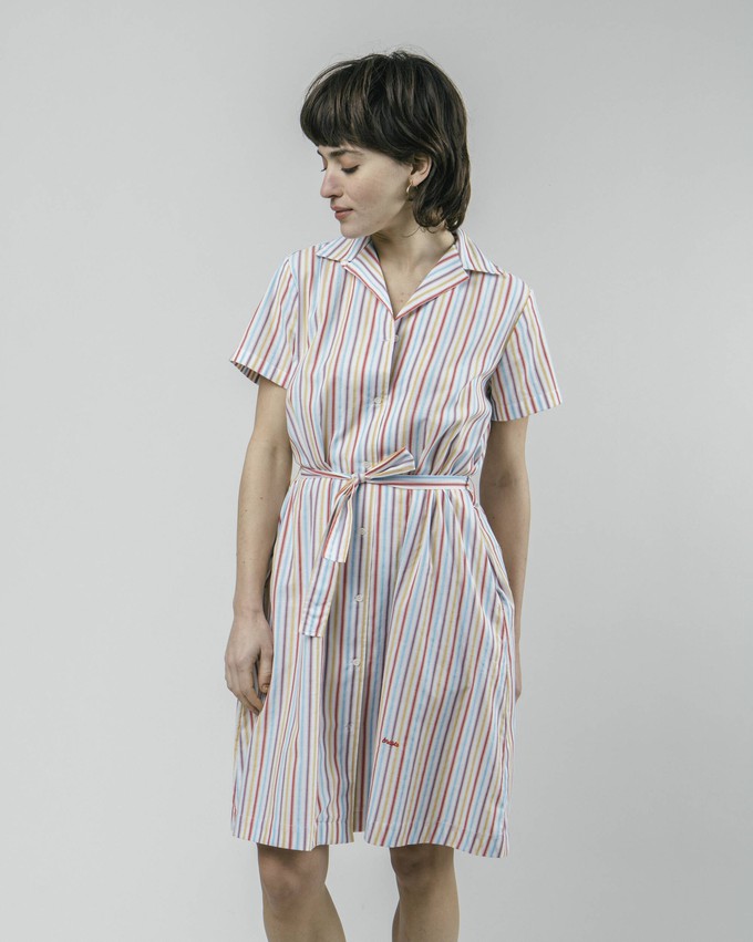 Downtown Stripe Shirt Dress from Brava Fabrics