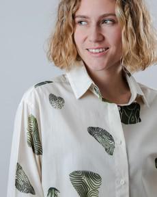 Quarry Boxy Baumwollbluse Ecru via Brava Fabrics