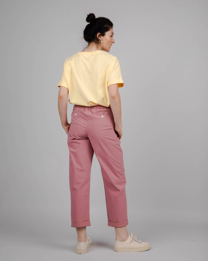 Comfort Chinohose mit Bügelfalte Dusty Pink from Brava Fabrics