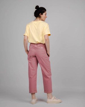 Comfort Chinohose mit Bügelfalte Dusty Pink from Brava Fabrics