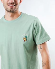Jungle Juice T-shirt Light Green via Brava Fabrics