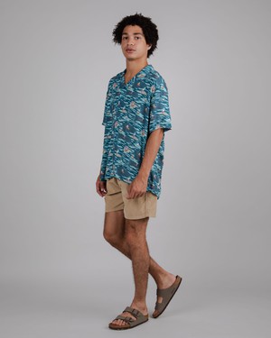 Peanuts Coast Aloha Shirt Ocean from Brava Fabrics