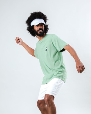 Peanuts Tennis Snoopy T-shirt Light Green from Brava Fabrics