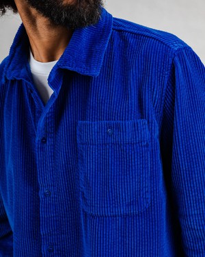 Cord Overshirt Kleinblau from Brava Fabrics