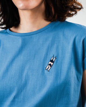 Just Swim Scoop Tee Cloud from Brava Fabrics