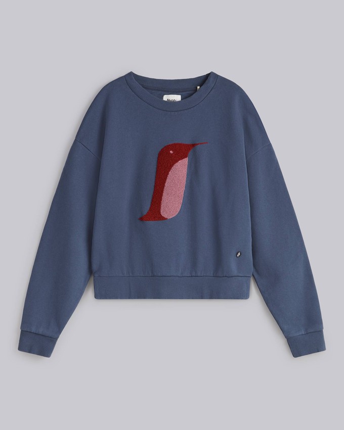 Penguin Sweatshirt Indigo from Brava Fabrics