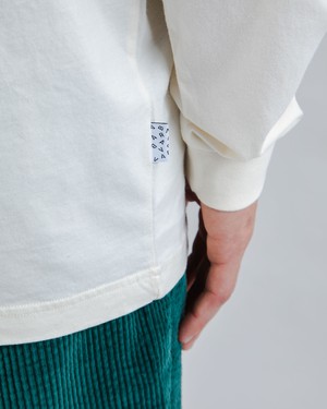 Sobremesa Langarmshirt Ecru from Brava Fabrics