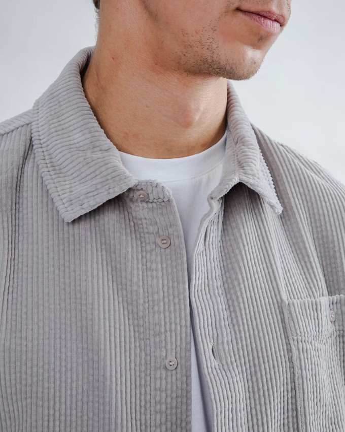 Cord Overshirt Grau from Brava Fabrics