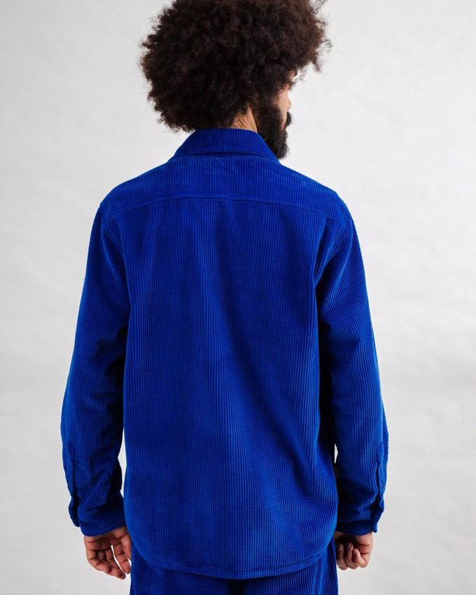 Cord Overshirt Kleinblau from Brava Fabrics