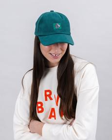 Baumwoll 5-Panel Cap Grün via Brava Fabrics