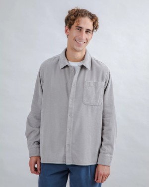 Cord Overshirt Grau from Brava Fabrics