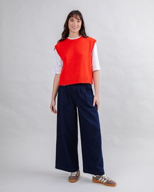 Wollweste Rot from Brava Fabrics