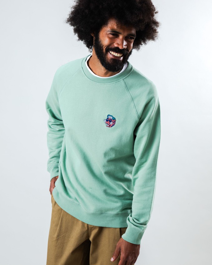 Asis Percales Tigris Sweatshirt Green from Brava Fabrics